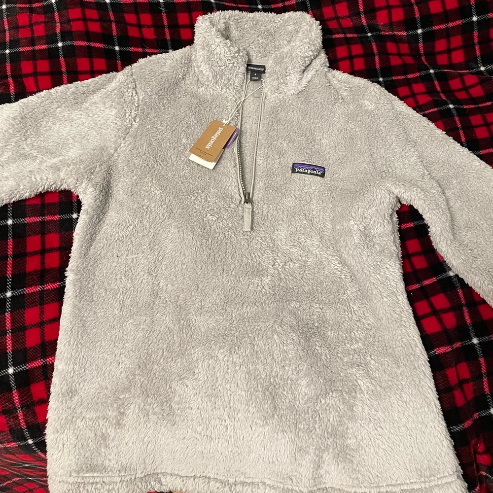 1/4 zip sherpa jacket